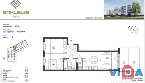 PIĘKNE 3 POKOJOWE Z TARASEM W APARTAMENTOWCU