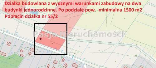 Działka w Popłacinie