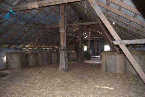 Wielki Podleś, murowana obora, działka 2400 m2