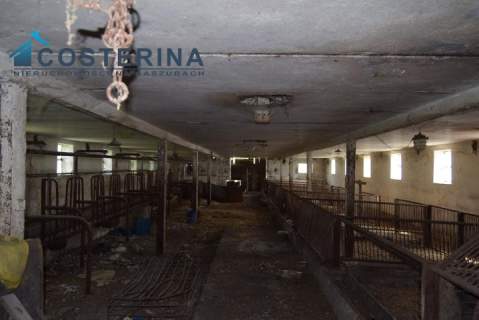 Wielki Podleś, murowana obora, działka 2400 m2