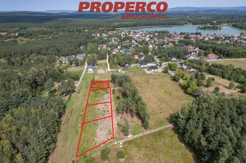 Działka 876m2, las, zalew - Borków gm.Daleszyce