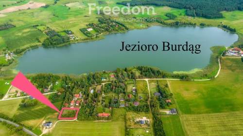 Działka nad jeziorem Burdąg
