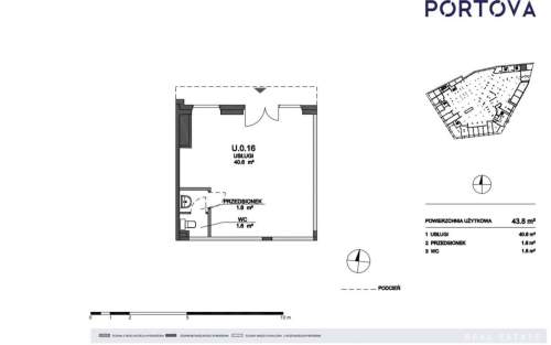 Lokal użytkowy, Centrum Gdyni 43m2