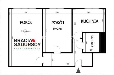 2 pok z osobną kuchnią os. Zgody.