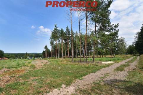 Działka 876m2, las, zalew - Borków gm.Daleszyce