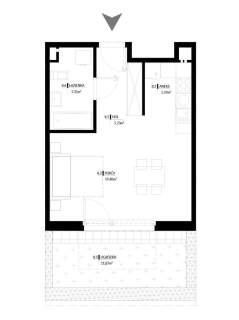 Mieszkanie 36 m Apartamenty Piaskowa