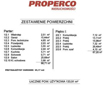 Segment 4 pok., 133,91 m2, Piaseczna Górka