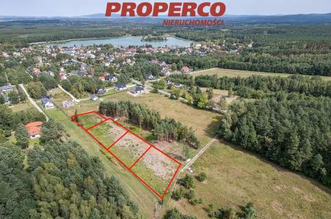 Działka 876m2, las, zalew - Borków gm.Daleszyce