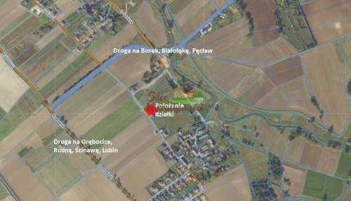 Działka budowlana w Bytniku 14ar