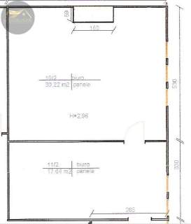 Biuro 48m2, parking / gotowe do wprowadzenia
