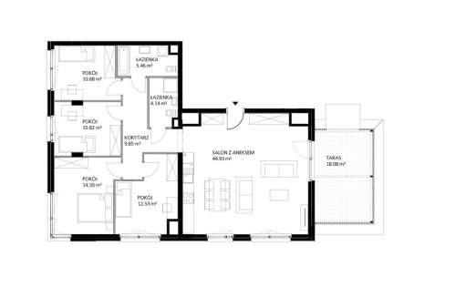 Gotowy apartament z tarasem z widokiem na PKi