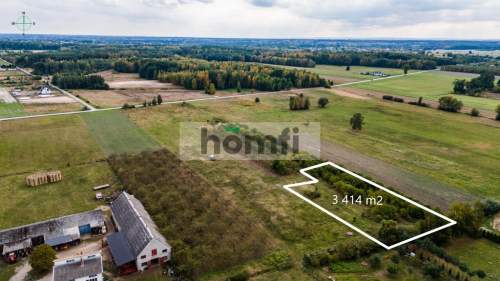 Działka budowlana z WZ, 3 414 m2