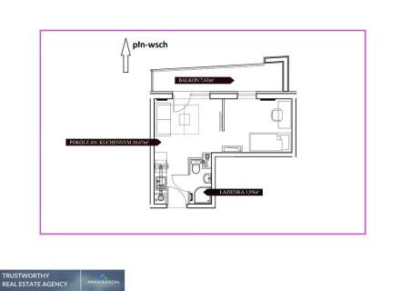 Wykończone garsoniery w centrum miasta