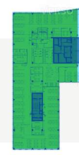 Open space, gabinety, sale konf. Leed Platinum