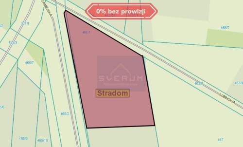 Narożna działka na Stradomiu 1300 m 