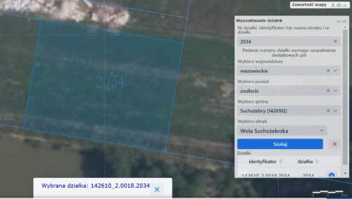 Działka budowlana 620m2- Wola Suchożebrska
