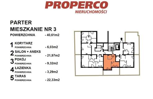 Mieszkanie 2pok., parter, 40,61m2, Kielce, Czarnów
