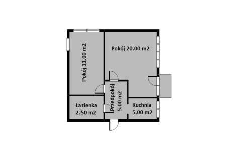 Dwupokojowe mieszkanie na wynajem LSM