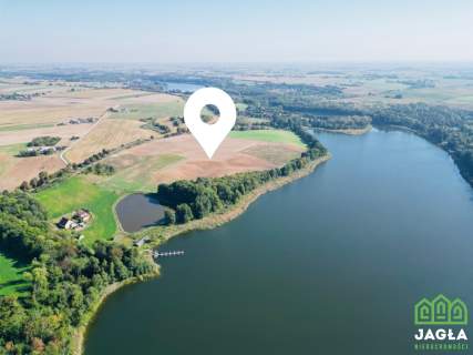 Działka nad jeziorem warunki zabudowy 10 700 m2