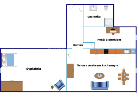 3-pokojowe Mieszkanie na wynajem