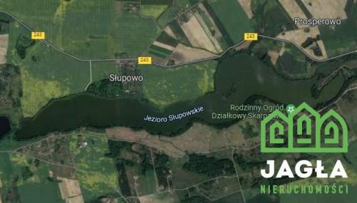 Działka nad jeziorem warunki zabudowy 10 700 m2
