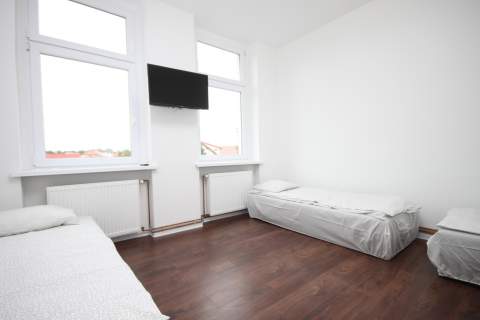 Mieszkanie pomyślane jako hostel.