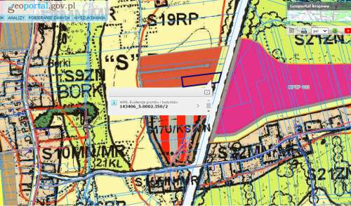 BEZPOŚREDNIO mieszkaniowo-usługowa 5450m2 przy DK50 Borki