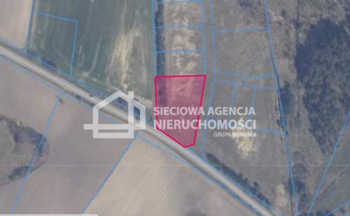 Działka usługowa w Zakrzewie k/Linii 3143m2