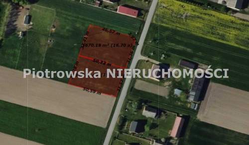 Działka budowlana na sprzedaż, 1570 m2, Potok