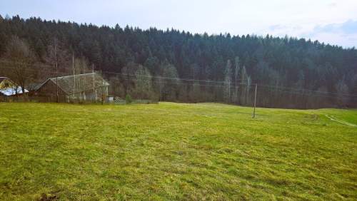 Działka siedliskowa- 99 arów- Beskid Sądecki