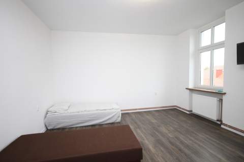 Mieszkanie pomyślane jako hostel.