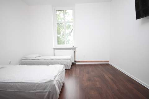 Mieszkanie pomyślane jako hostel.