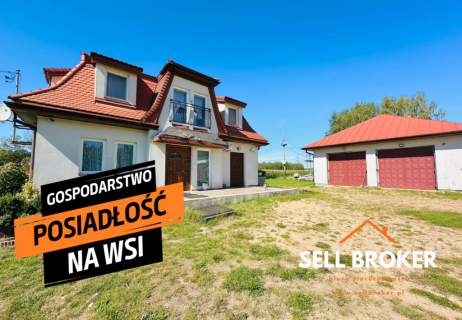 Posiadłość / siedlisko na wsi z 4 hektarami ziemi
