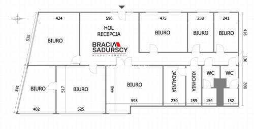 Biuro do wynajęcia, 210 m2, Kraków