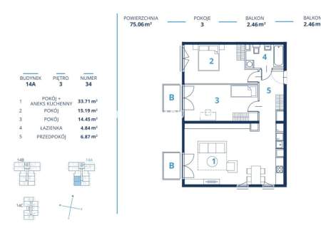 Gotowa inwestycja - metraże od 39 m2, Kraków
