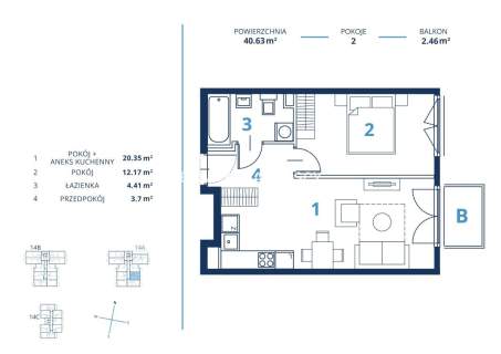 Gotowa inwestycja - metraże od 39 m2, Kraków