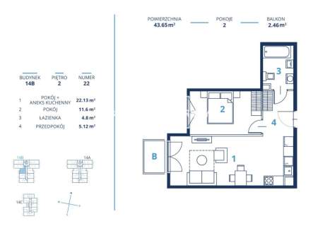 Gotowa inwestycja - metraże od 39 m2, Kraków