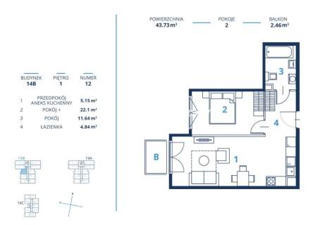 Gotowa inwestycja - metraże od 39 m2, Kraków