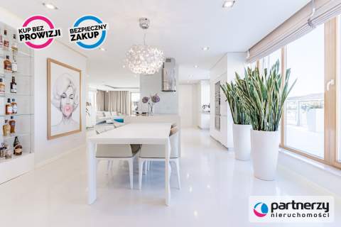 Piękny,elegancki Penthouse z 120m tarasem na dachu