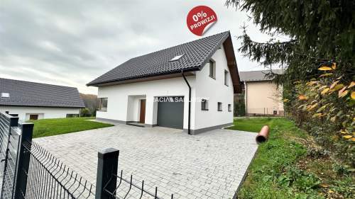 Dom wolnostojący z garażem i działką 6 ar