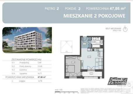 PrZeDsPrZeDaŻ - 2 pokoje loggia garaż
