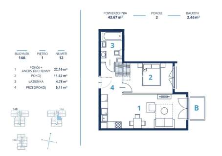 Gotowa inwestycja - metraże od 39 m2, Kraków