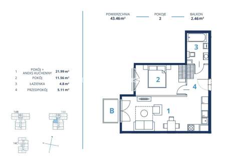 Gotowa inwestycja - metraże od 39 m2, Kraków