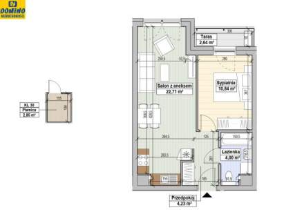 Mieszkanie na sprzedaż, 42 m2, Rzeszów