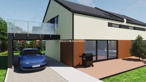 Domy Bliźniaki 131 m2w otulinie lasu Michałowice