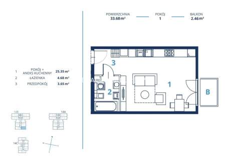Gotowa inwestycja - metraże od 39 m2, Kraków