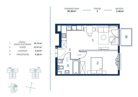 Gotowa inwestycja - metraże od 39 m2, Kraków