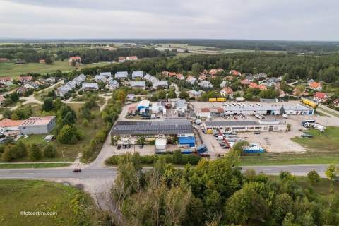 Funkcjonujący zakład produkcyjny w Olsztynku