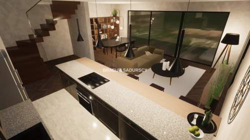 Domy Bliźniaki 131 m2 w otulinie lasu Michałowice
