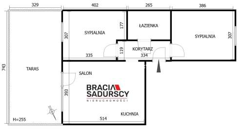 3 pok 51m2 taras po remoncie nowe budownictwo